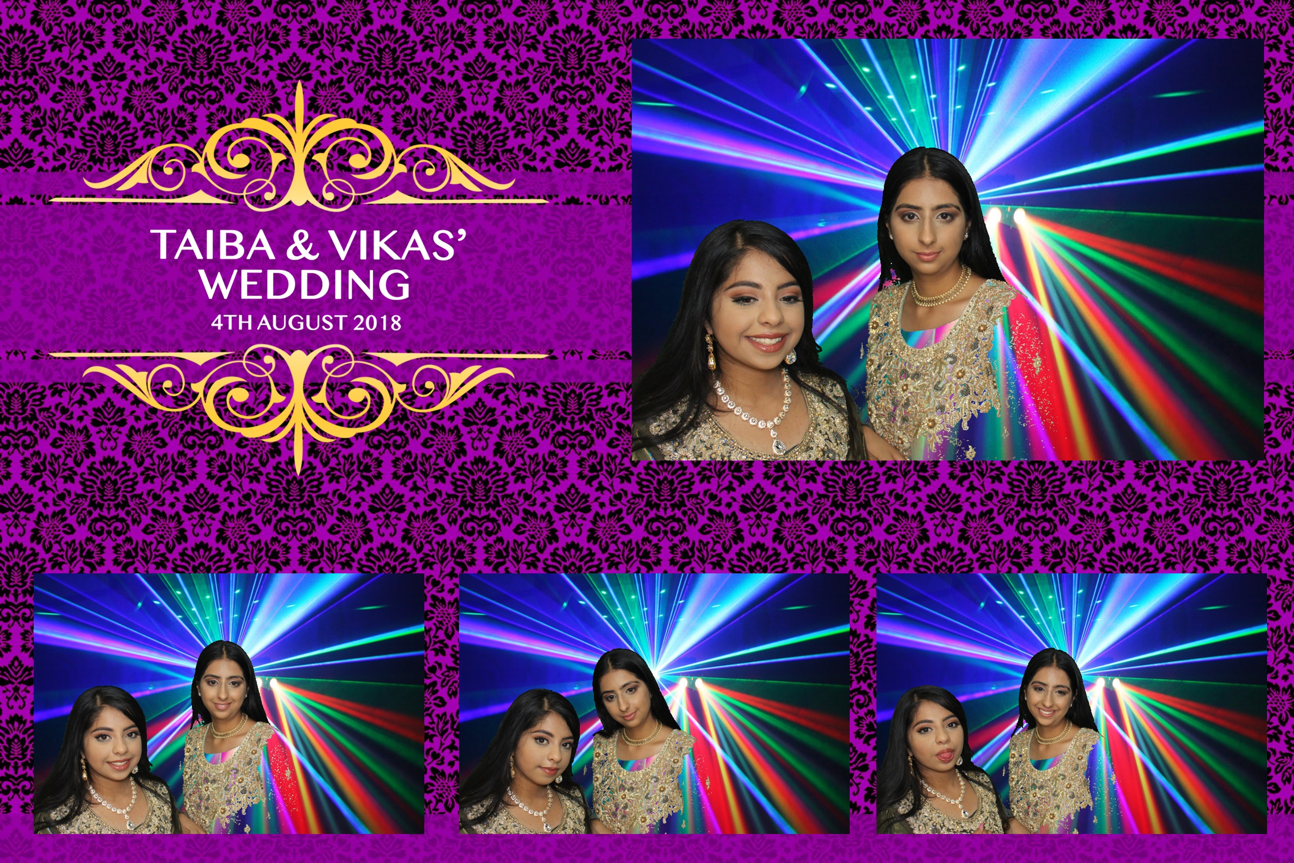 Taiba & Vikas | View more photos from the event at images.mobile-photo-booth.com/u/MobilePhotoBoothUK/Taiba-Vikas